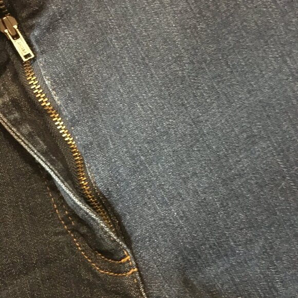 Vintage Allison Daley Stretchy Waist Mom Dark Blue Jeans - Picture 5 of 16